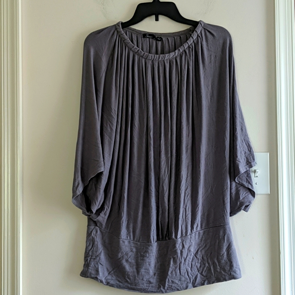 Cocoon Pleated Top
